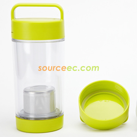 客製化360ML雙層隨身茶杯禮品