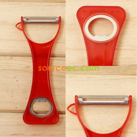 客製化二合一削皮器開瓶器禮品