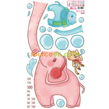 客製化親子像身高貼禮品