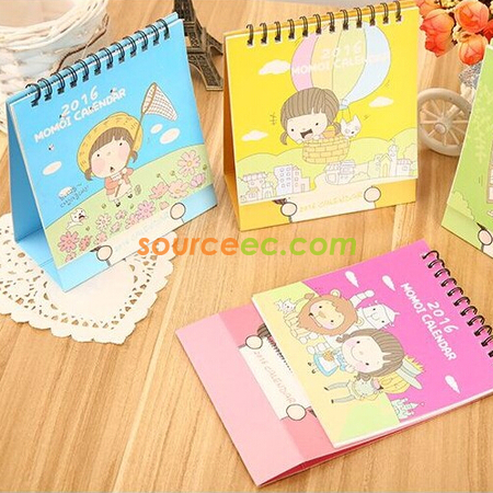客製化卡通坐臺月曆禮品