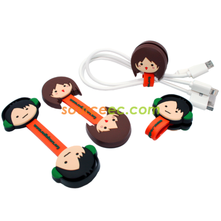 客製化卡通扎線帶禮品