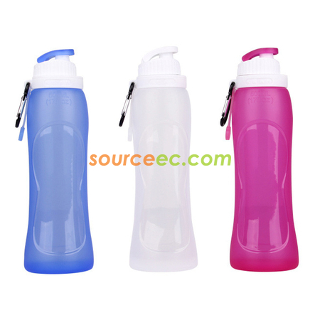 客製化500ML矽膠運動水樽禮品