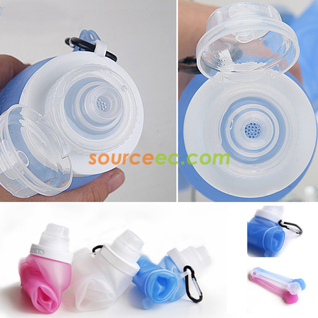 客製化550ML矽膠運動水樽禮品