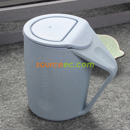 客製化300ML小麥秸稈禮品杯禮品