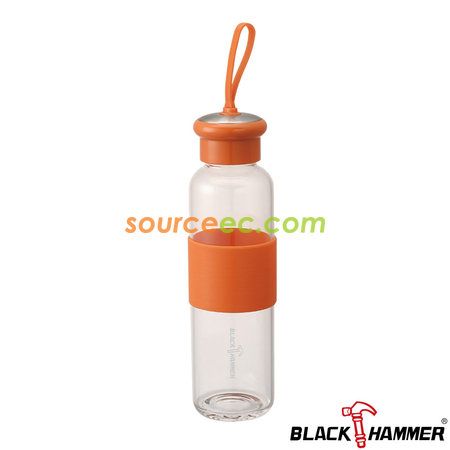 客製化530ML BLACK HAMMER 玻璃水瓶禮品