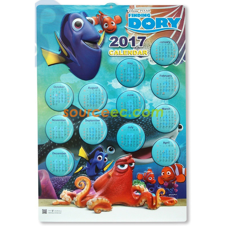 客製化卡通立體年曆禮品
