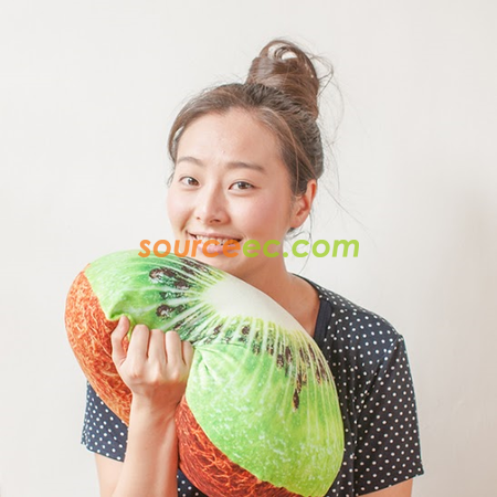 客製化奇異果抱枕禮品