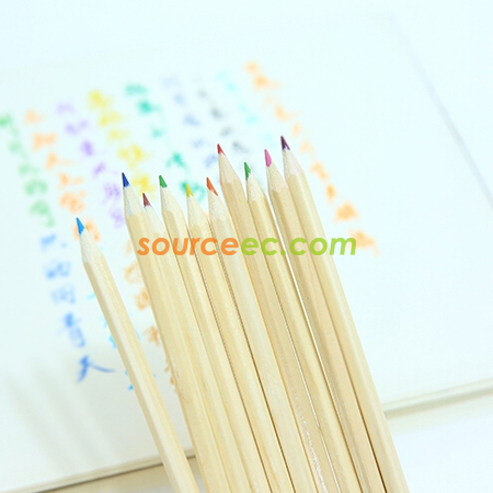 客製化12色木盒彩色鉛筆禮品