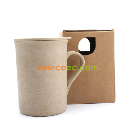 客製化320ML 稻殼密封杯禮品