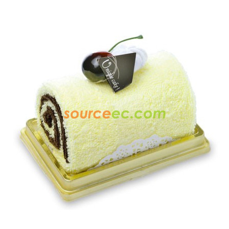 客製化瑞士捲蛋糕毛巾/兩入禮品