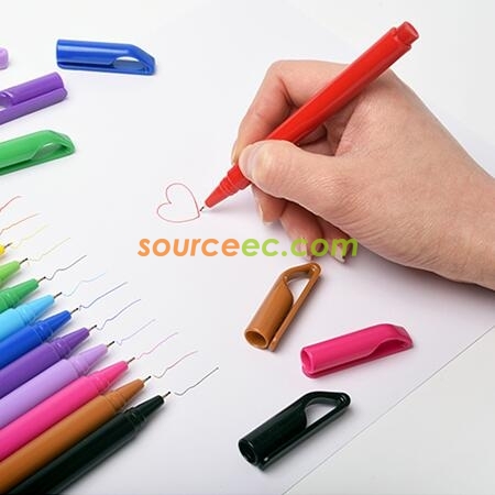 客製化羽纖彩色勾線筆禮品