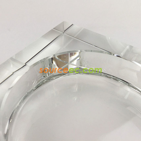 客製化方形水晶煙灰缸禮品