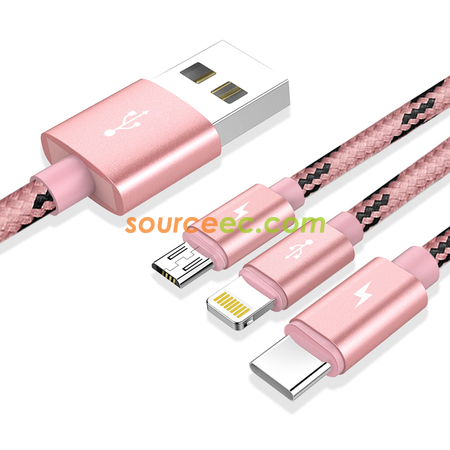 客製化三合一數據線禮品