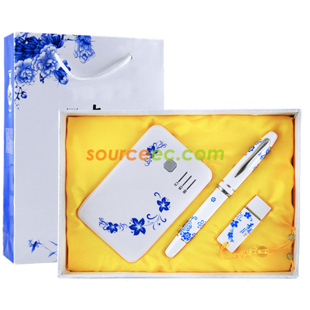 青花瓷USB禮品套裝