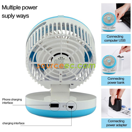 客製化迷你噴霧充電風扇禮品