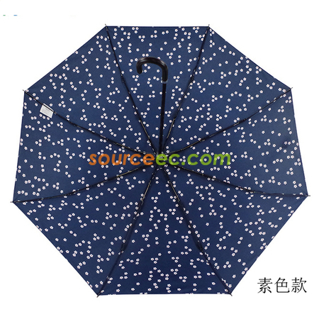 客製化三褶客製雨傘彎柄禮品