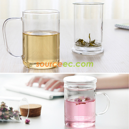 客製化玻璃泡茶杯禮品