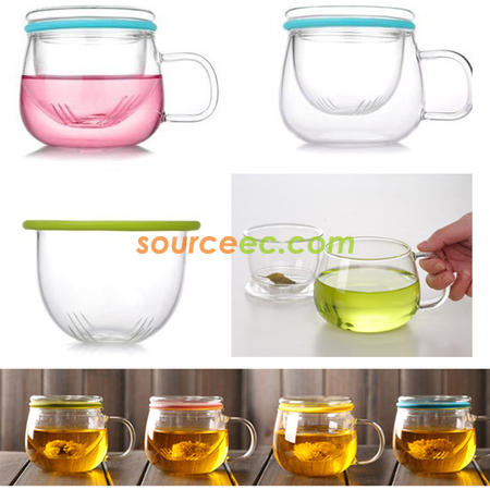 客製化玻璃泡茶杯禮品