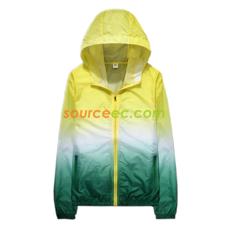 客製化漸變色超薄防曬風衣禮品