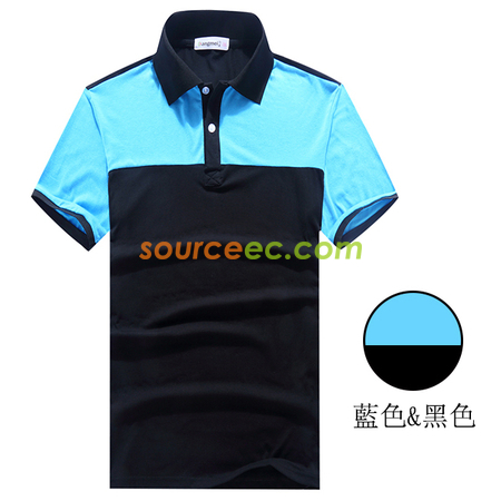 客製化拼色反領Polo恤衫禮品