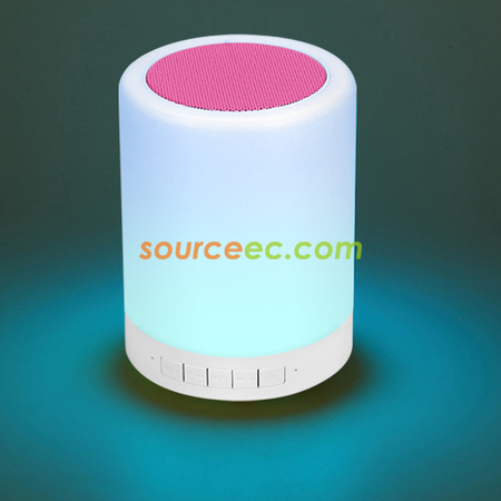 客製化七彩藍牙揚聲器禮品