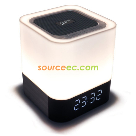 客製化鬧鐘藍牙揚聲器檯燈禮品