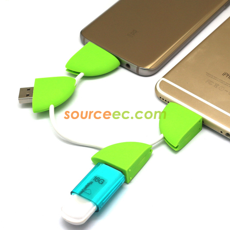 客製化創意鑰匙扣數據線禮品