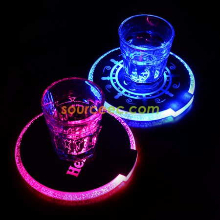 客製化LED發光杯墊禮品