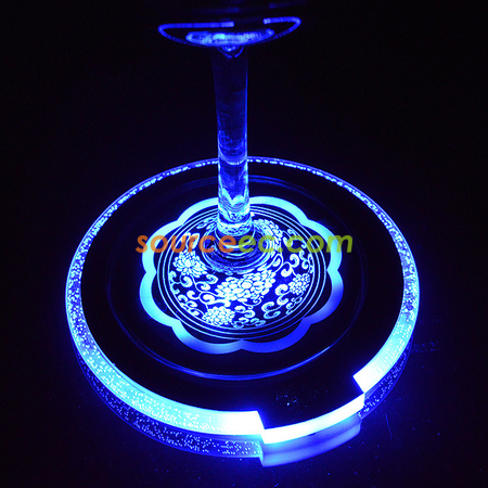 客製化LED發光杯墊禮品