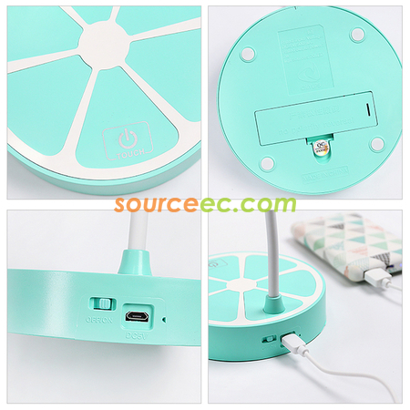 客製化水果造型護眼檯燈禮品