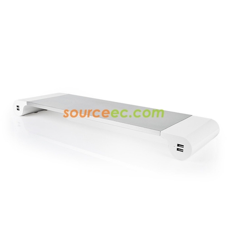 USB電源雙插多用螢幕架