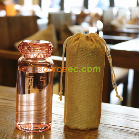 客製化370ML 漸變色鑽石玻璃杯禮品