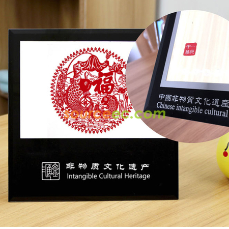 客製化玻璃水晶相框禮品