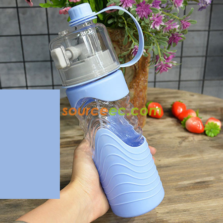 客製化600ML噴水運動水壺禮品
