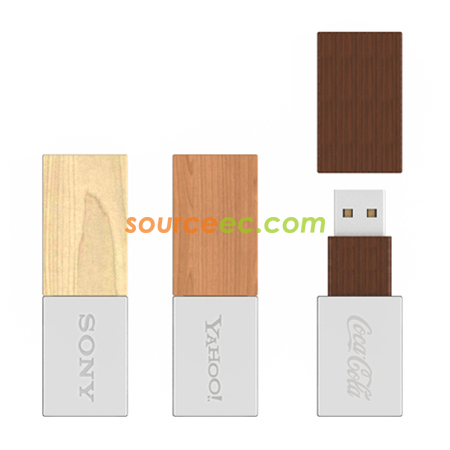 客製化木製水晶隨身碟禮品