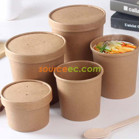 客製化客製化牛皮紙碗禮品