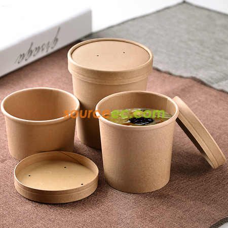 客製化客製化牛皮紙碗禮品