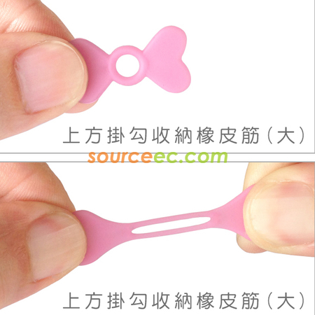 客製化彩色幸運草橡皮筋組禮品