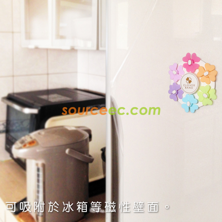 客製化彩色幸運草橡皮筋組禮品