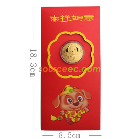客製化新年金幣紅包禮品禮品