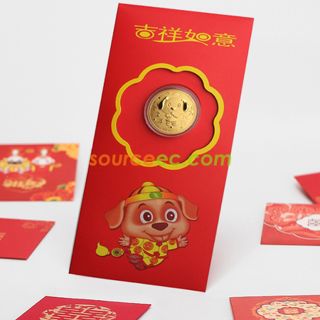 客製化新年金幣紅包禮品禮品