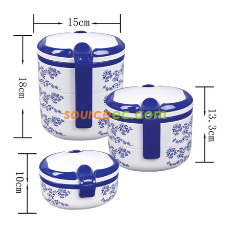 客製化青花瓷手提午餐盒禮品