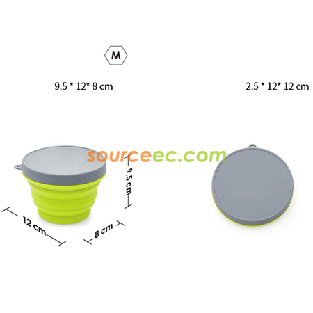 客製化矽膠折疊泡面碗禮品