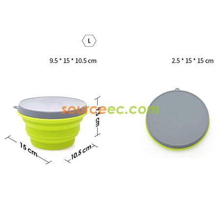 客製化矽膠折疊泡面碗禮品