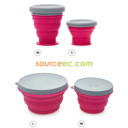 客製化矽膠折疊泡面碗禮品