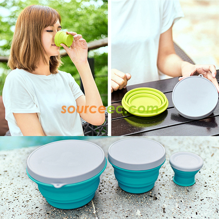 客製化矽膠折疊泡面碗禮品
