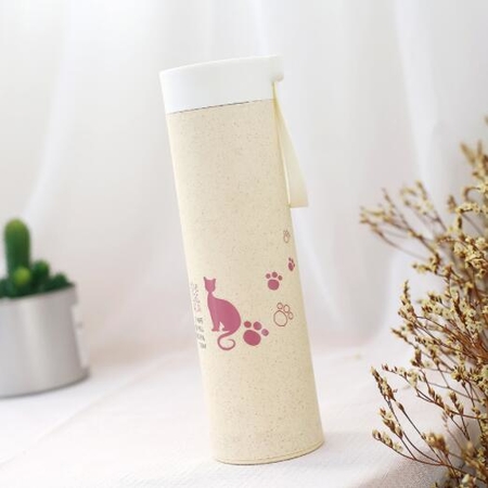 客製化環保小麥玻璃杯禮品