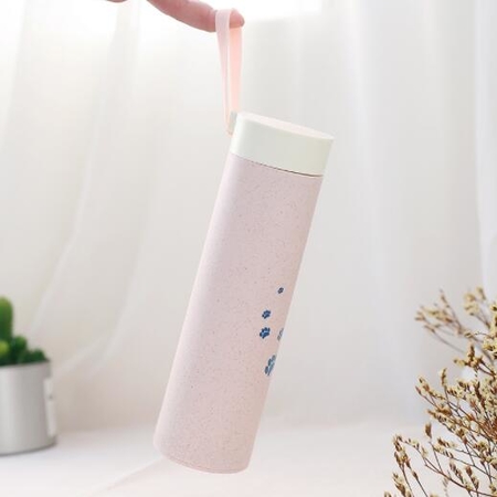 客製化環保小麥玻璃杯禮品