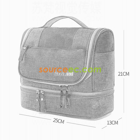 客製化旅行磨砂洗漱包禮品
