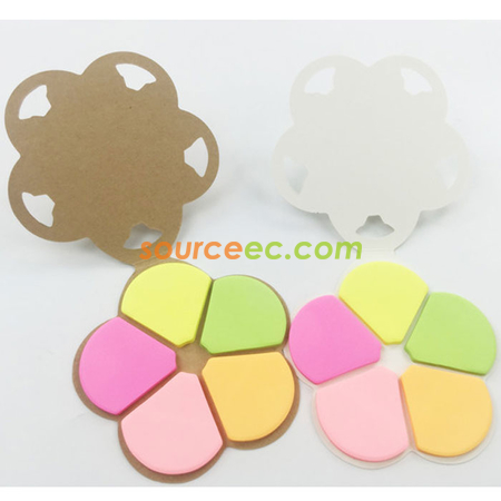 客製化五色花便利貼禮品